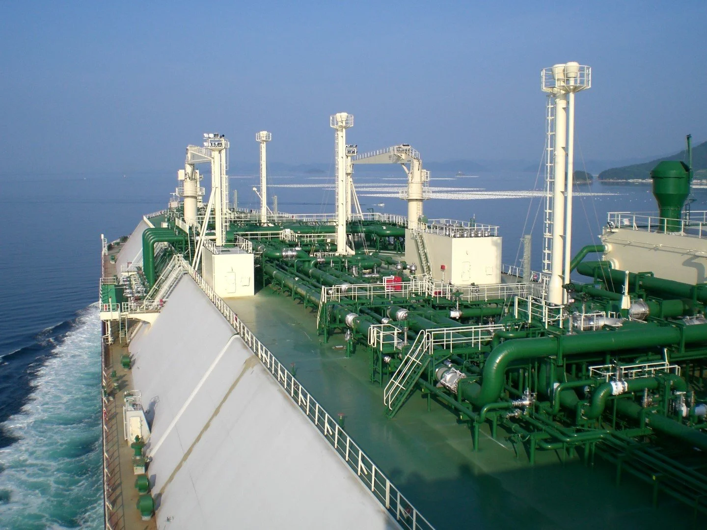 LNG storage tanks